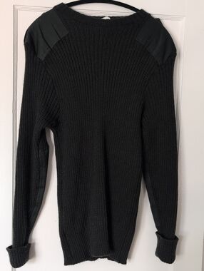 Unisex/Women's Vintage Green Military Sweater